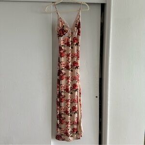 Jessica Simpson Red Floral Lace Dress